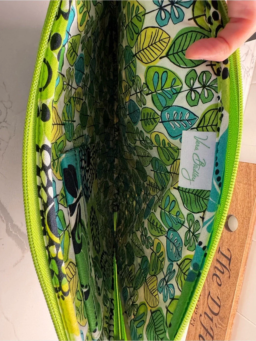 Vera Bradley Lime’s Up 17” Laptop Sleeve